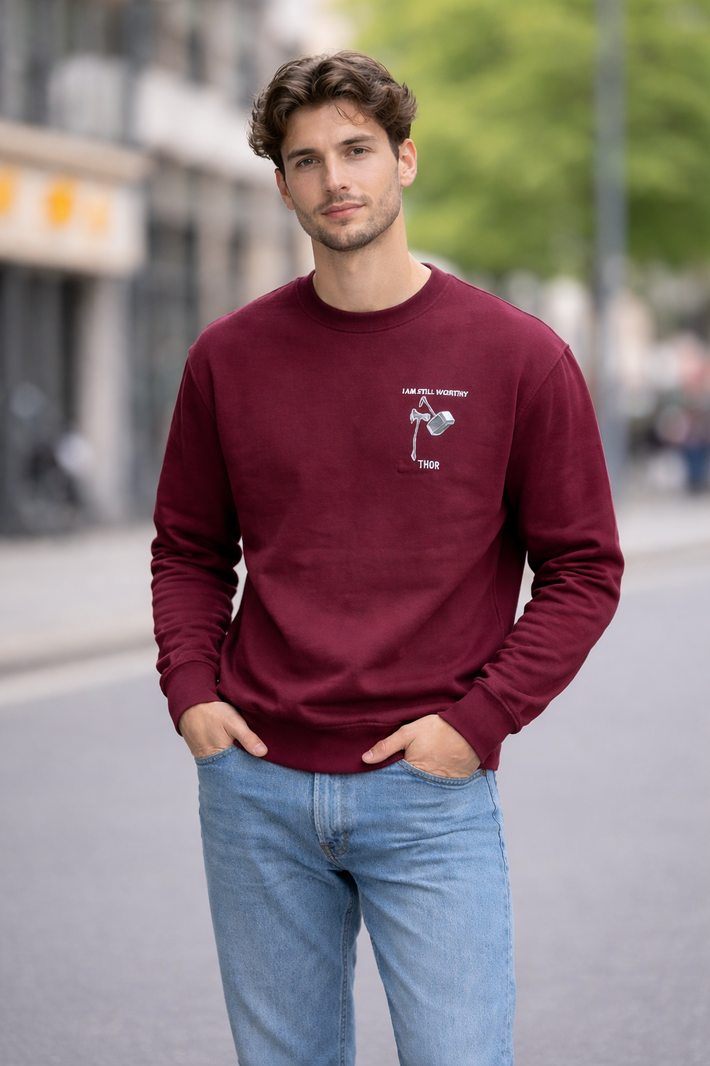 Thunder God Graphic Sweatshirt