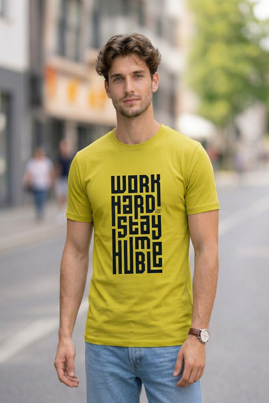Men’s “Work Hard Stay Humble” Graphic Tee
